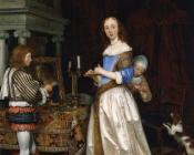 杰拉德 特 博尔奇 : A Lady at Her Toilet